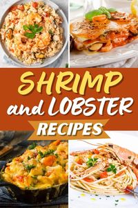 Try these shrimp and lobster recipes for a seafood feast like no other! From pasta to stew to pizza, you just can't beat this tasty combo.