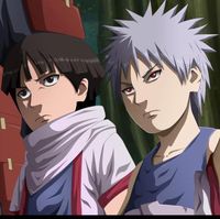 young Hashirama and Tobirama (The 1st & the 2nd Hokage of Konoha village)