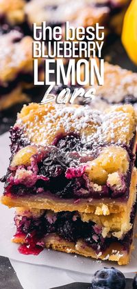 Blueberry Lemon Bars [1 Hour] – Chasety