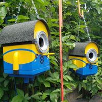 Brian the Minion Birdhouse the Minions Large Bird House - Etsy Australia