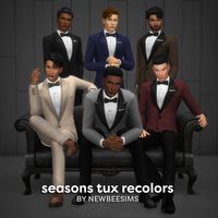 seasons tux recolors — by newbeesims