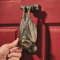 Vampire Bat Foundry Cast Iron Door Knocker $34.95