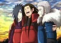 Can't we all just get along lol Madara uchiha Hashirama & Tobirama Senju Naruto