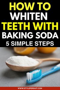 How To Use Baking Soda To Whiten Your Teeth: if you want to explore natural teeth whitening treatments, baking soda is a great option. Read on to know more about the benefits of using baking soda to get pearly white teeth.