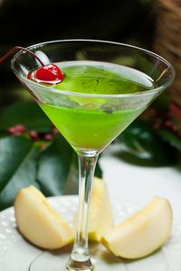 Green Appletini Cocktails