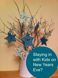 Thoughtsand ideas for those staying in with kids on new years eve