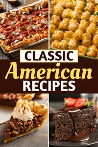 From grilled cheese and burgers to cheesecake and apple pie, these classic American recipes are irresistible. Make all of your favorites for a feast to remember!