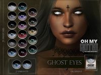 The Sims Resource - Oh My Goth - Ghost Eyes