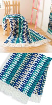 Beautiful Colorful Mosaic Crochet Blankets – 1001 Patterns