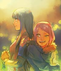 Sakura and Hinata