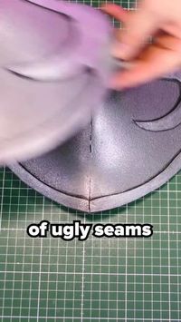 A quick tutorial using kwik seal to hide unsightly seams in your cosplay foam