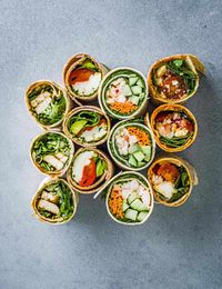 Liven up your lunchbox with one of our inspired wrap fillings. Perfect for picnics and parties, we have everything from tex-mex chicken to colourful rainbow veg