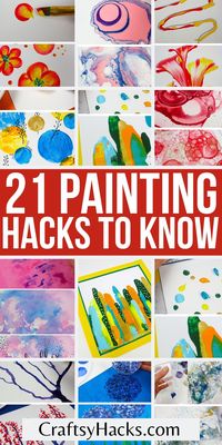 Do you love painting art? These painting techniques and tips are sure to inspire you. These hacks for beginners will help you with your art projects.