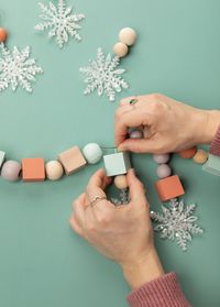 a snowflake garland diy... / via oh joy!