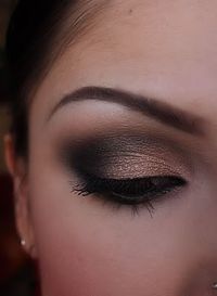 Black and Shimmery Nude Smokey