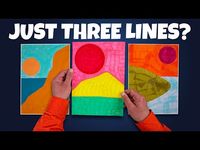 This art lesson is easy, beautiful & stress free! Create stunning landscapes inspired by Etel Adnan! - YouTube