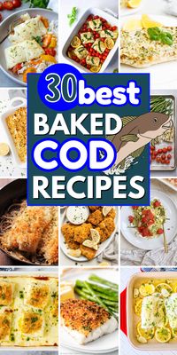 These baked cod recipes are perfect for a quick, healthy, and delicious dinner any night of the week.