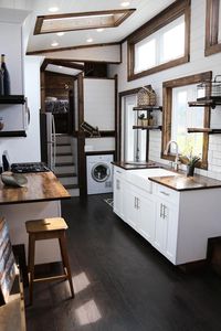 White Cabinets - Mini Mansion by Tiny House Chattanooga