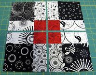 Valentine Quiltworks: Disappearing 9 Patch Quilt