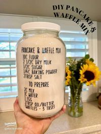 Explore the art of homemade breakfast delights with this guide to creating your own pancake and waffle mix. Shared by Macie Trotter on Lemon8, this gallery offers inspiration and tips for crafting delicious morning treats from scratch.