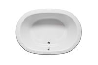 Americh SF6042T-BI Sol 60 Inch Oval Soaker Bathtub With A Flat Deck, Biscuit - Kitchen And Bath Authority