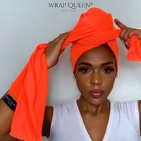 #tutorial #wrapqueen #Wrapqns #headwrap #Headwraps #headwrap #fashion #Neon #NeonOrange #Pretty #Glow #Makeup #beauty #gorge #HeadwrapTutorial #hairstyles