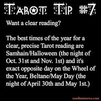 Tarot Tip #7: Best Times for a Tarot Reading