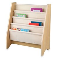 Kidkraft Natural Sling Bookcase - This sturdy sling style bookcase lets little ones choose their own reading material. - home office decor ideas