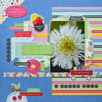 My Creative Scrapbook Kit Club with exclusive sketch and add-ons!