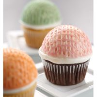 Lattice Candy Shell Cupcakes | Wilton