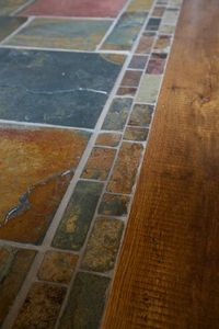 stone entryway transition to wood floor - Google Search