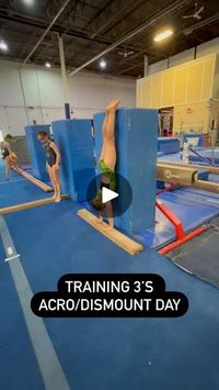 3.7K views · 433 reactions | Our Mini Elite girls are working HARD on their handstand shapes and strength. We added a couple cartwheel and foundational back walkover drills today to spice it up! And then you can’t forget about the very important dismount. | Great Lakes Elite Gymnastics | Archer Marsh · Give Me Everything (Stripped Down)