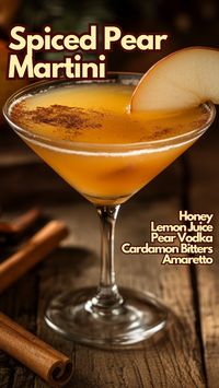 Spiced Pear Martini