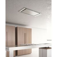 This Sirius SUT958 36'' Island Ceiling Mount Range Hood features a requires an external blower and is made of sturdy stainless steel. The hood includes LED Lamps, as well as remote control with 4 speeds, a delay off timer and a light switch.