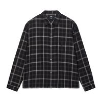 Find STÜSSY Shadow Plaid Rayon Shirt on Editorialist. Stussy Shadow Plaid Rayon Shirt 'Black'