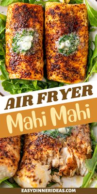 Who doesn't love flavorful, restaurant-quality fish cooked at home in less than 10 minutes? This Air Fryer Mahi Mahi recipe is perfect for an easy weeknight dinner or even a dinner party! The Mahi Mahi is seasoned with dried spices and flavorful Homemade Garlic Herb Butter.