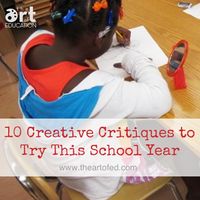 How can we make the critique process useful? Dare I say, enjoyable? I’d like to share some incredible critique activities to try in your room