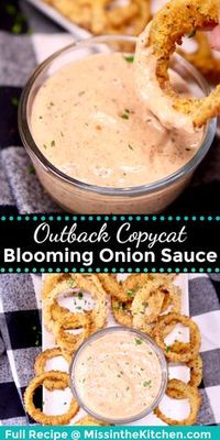 Blooming Onion Sauce is a copycat version of the Outback Steakhouse dipping sauce perfect for their famous bloomin onion. A flavorful sauce that is simple to make with pantry ingredients.