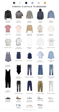 Spring 2018 Capsule Wardrobe - Capsule Closet