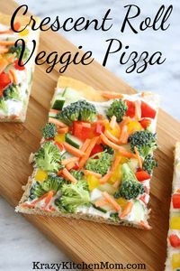 The recipe is great for parties and cook outs. Everyone love veggies and dip and now they are easy to eat.