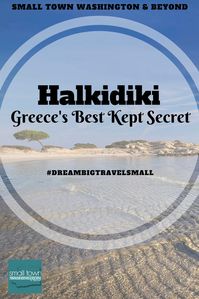 Looking for a place in Greece that isn't as crowded and just as beautiful? I've laid out six reasons to put Halkidiki Greece on your travel list. #greece  #travel #beach #travelblogger