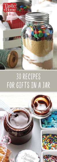 30 Recipes for Gifts in a Jar