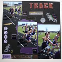 Track relay - my page in Scrapbook.com