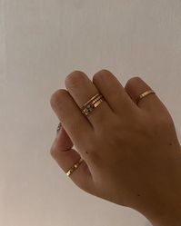 Product Description A classic stacking ring that is essential to every jewelry collection. Genevieve features a wide flat band ring made in 14K gold fill, so you won't need to worry about taking her off before bed or shower. ………………………………….D E T A I L S Available from size US 5 to US 9 Band width measures 2.25 mm Material: 14k Gold Fill Tarnish-resistant, waterproof, safe for sensitive skin Lead-free, nickel-free, cadmium-free Build your ring stack and save up to 15% Care tip: keeping away from c