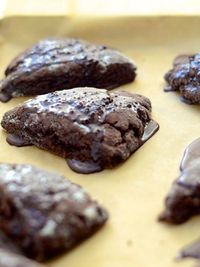 Triple chocolate scones