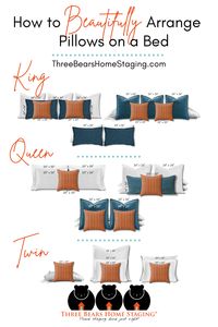 Home Staging Tips: How to Beautifully Arrange Pillows on a Bed