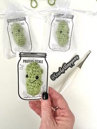 Free Crochet Pattern - Positive Pickle - Crochet Happens