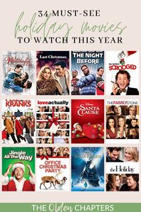 This ultimate holiday movies list is filled with magical films to get you in the holiday spirit! This Christmas films list includes everything from favorite classics to movie ideas for kids. Pin now, pop that popcorn, and begin creating your very own Christmas movies bucket list. #christmasmovies #christmas #holidays