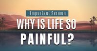 Important Sermon: Why Is Life So Painful? You struggle hard with your strength in the hope that your family can live a good life.But setbacks and failures come one after another and you still cannot get your wish fulfilled.Do you feel disheartened, lost and miserable, wondering: Why is life so painful? If you hope to escape the suffering soon and live a happy life ，please touch the link to attend today’s important sermon. A preacher will communicate with us in detail, so do not miss it!