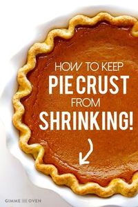 How To Keep Pie Crust From Shrinking -- 7 quick and easy tips for beautiful pies! | gimmesomeoven.com